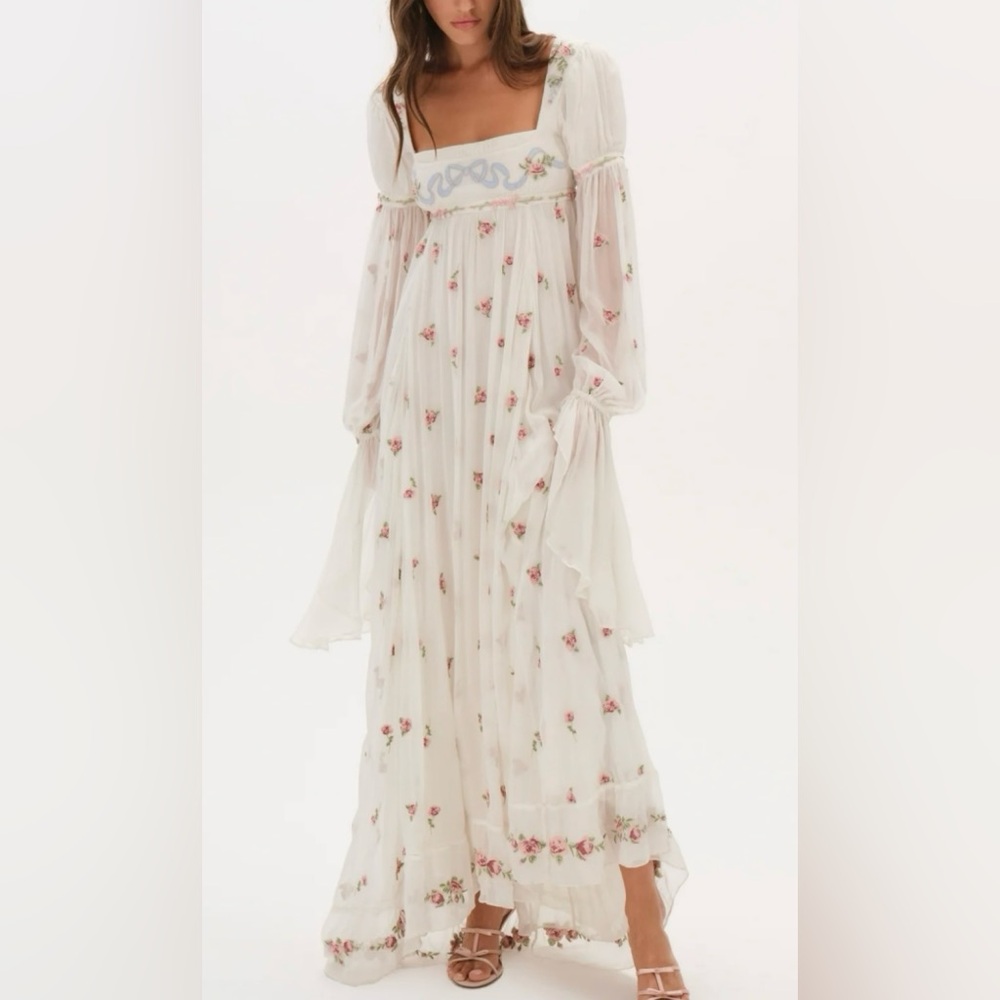 For Love And Lemons Julianne Maxi Dress